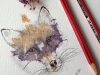 Fox Flower Print
