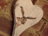 hare wooden heart